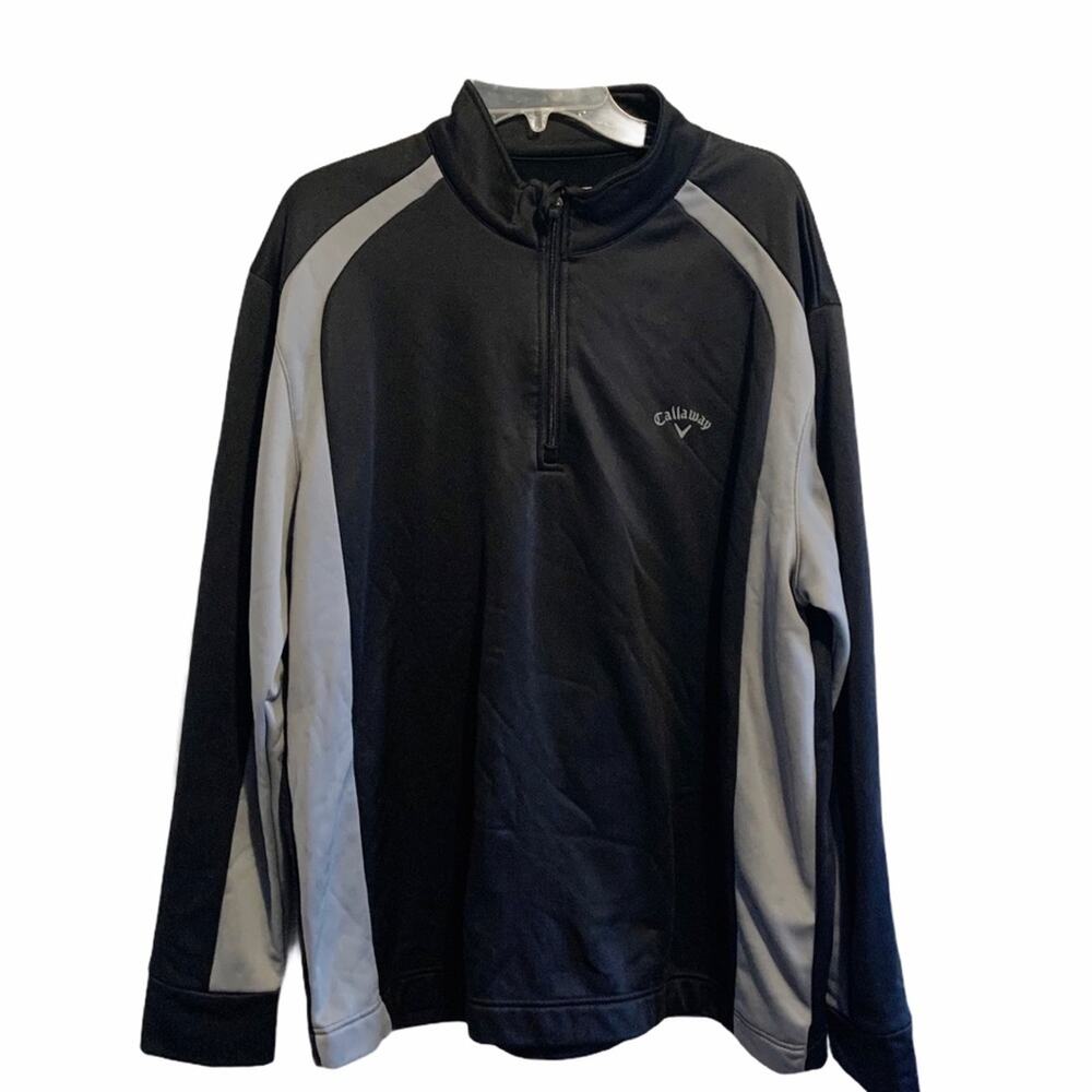 Callaway Quarter Zip-Up Fleece Lined Pullover XXL